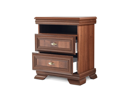 Noptiera cu 2 sertare Kora KSN nuc [2]