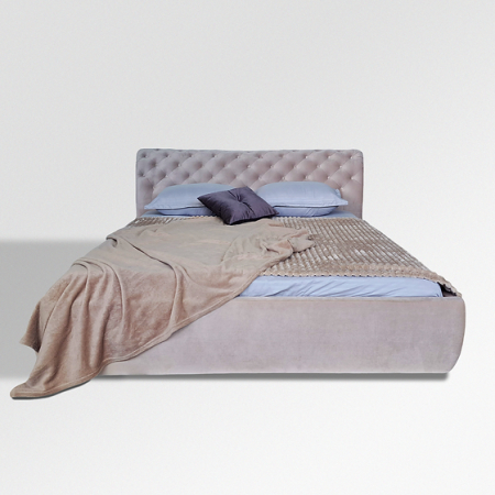 PAT tapitat CLASIC 200 * 160 stofa gri deschis Herbi 35 [2]