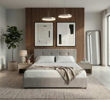 Paturi tapitate - pat-tapitat-econo-clasic-200*140-gri-twist19-mobila-actual