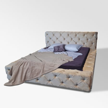 Mobila dormitor - PAT tapitat LUDOVIC configurabil