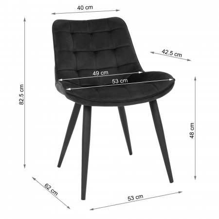 Scaun living CARLA visiniu [7]