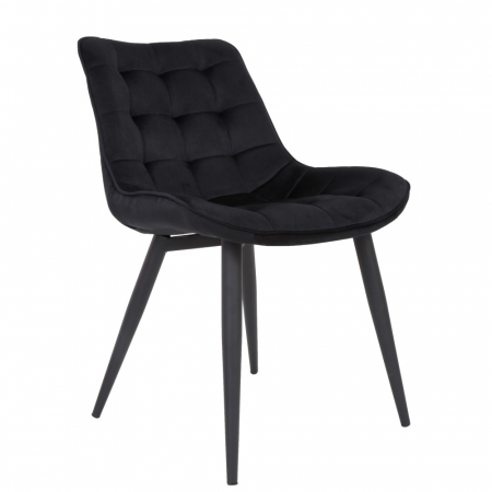 Scaun living CARLA negru [3]