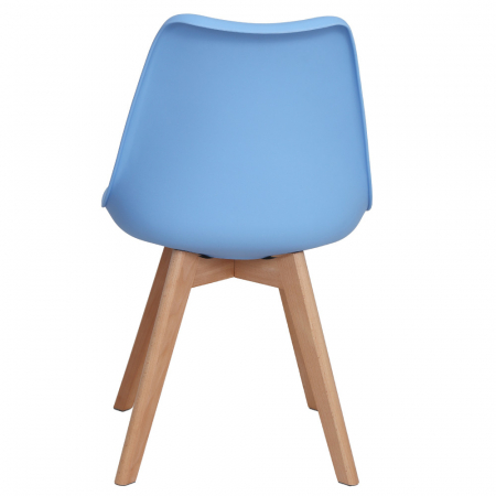 Scaun bucatarie CELIA albastru deschis [3]