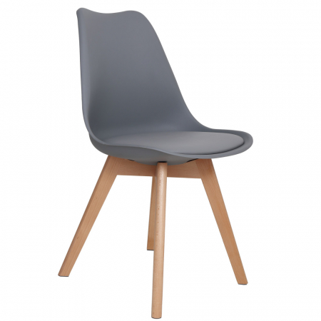 Mobila bucatarie - Scaun bucatarie CELIA gri