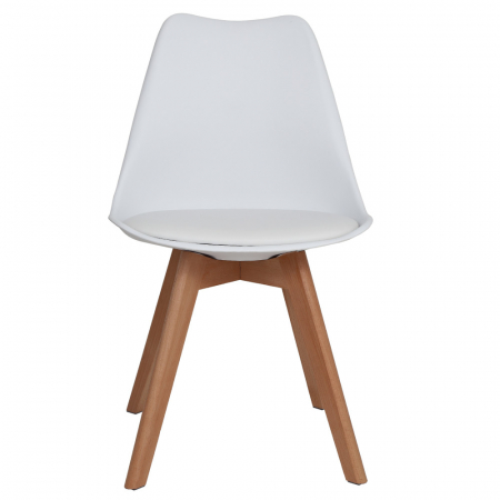 Scaun bucatarie CELIA alb [1]