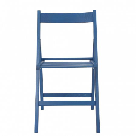 Scaun pliant BASIC albastru [1]