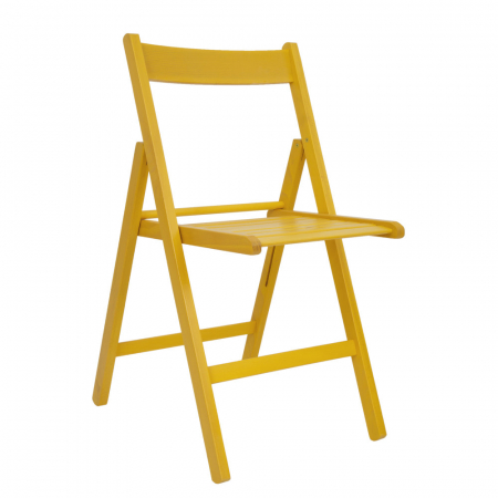 Scaune pliante - Scaun pliant BASIC galben