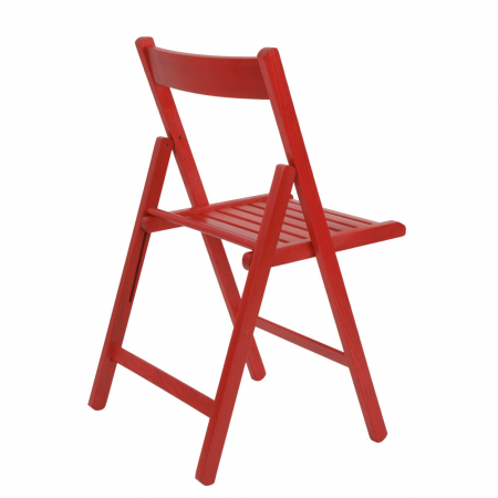 Scaun pliant BASIC rosu [3]