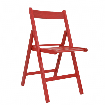 Scaune pliante - Scaun pliant BASIC rosu