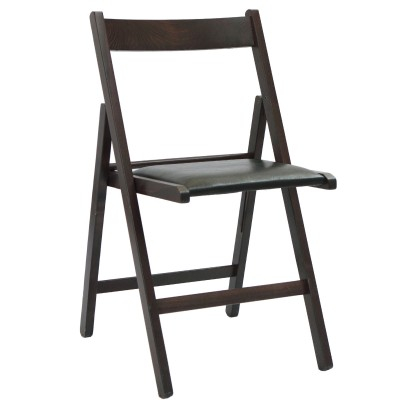 Scaune bucatarie - Scaun pliant Basic tapitat wenge