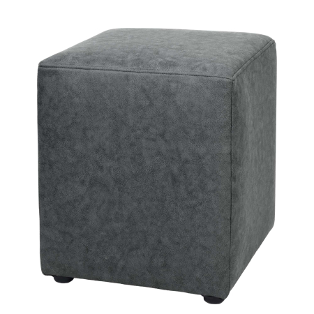 Mobila living - Taburet CUBE stofa gri M611