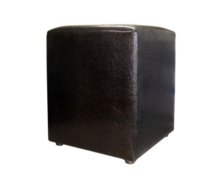 Taburet CUBE imitatie piele wenghe 21835 [1]