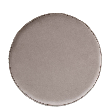 Taburet RING cu inel auriu stofa bej deschis L46 [2]