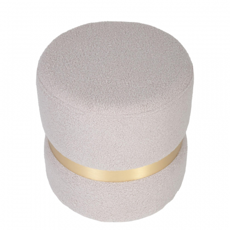 Taburet RING stofa cu inel auriu [2]