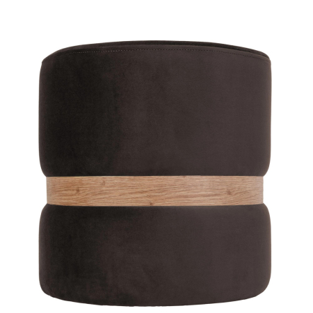 Taburete - taburet-ring-catifea-maro-H48-inel-stejar-mobila-actual-barlad
