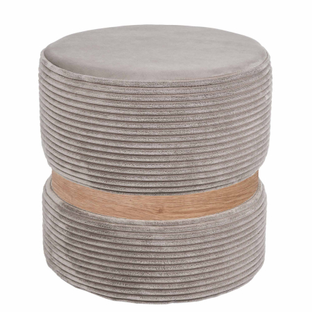 Taburete - taburet-ring-stofa-maro-L46-inel-stejar-mobila-actual-barlad