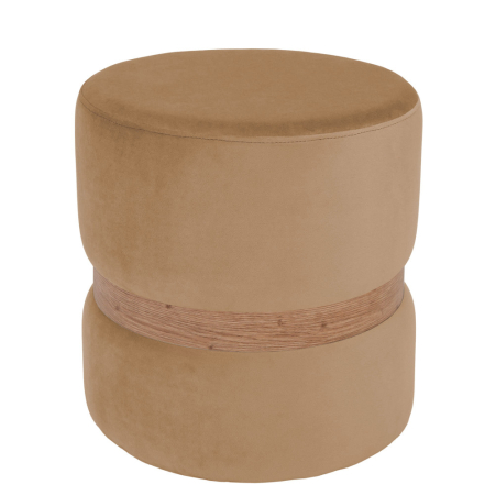 Taburete - taburet-ring-catifea-bej-H03-inel-stejar-mobila-actual-barlad