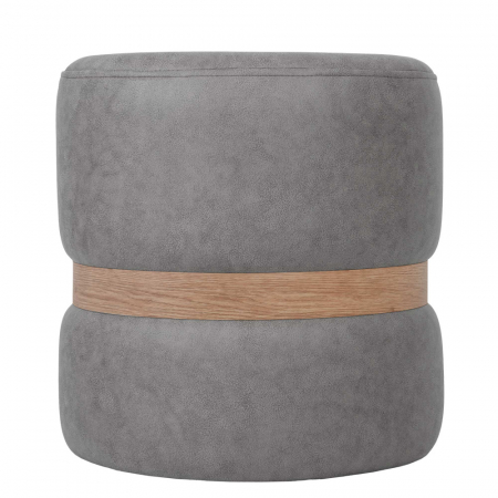 Taburet RING stofa cu inel stejar [5]