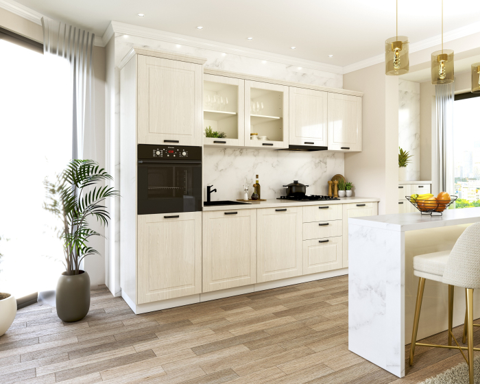 Bucatarie ATHENA 3.03 MDF, 303x223x60cm [15]