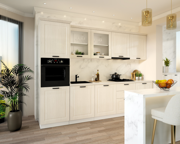 Bucatarie ATHENA 3.03 MDF, 303x223x60cm [2]