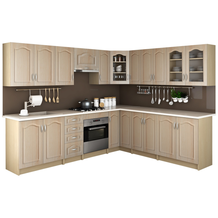 BUCATARIE OLEA PE COLT MDF MESTEACAN [2]