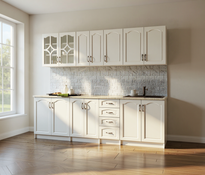 Bucătărie Olea RO MDF Alb 2,6 m [3]