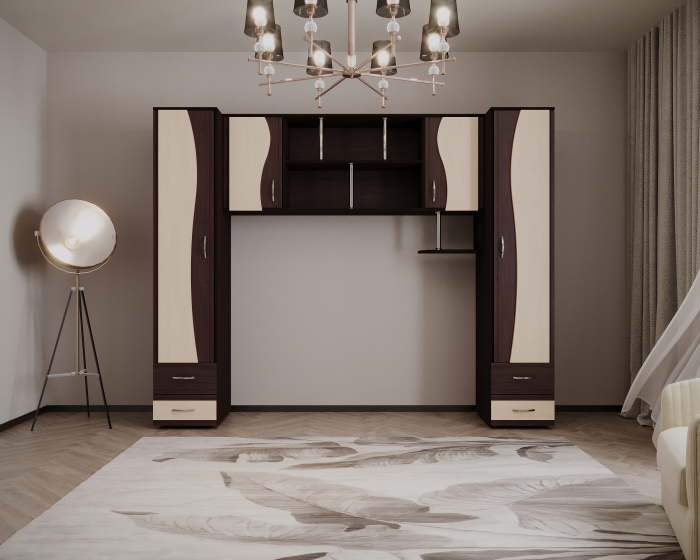 Camera Tineret Lory II Wenge + Mesteacan [5]