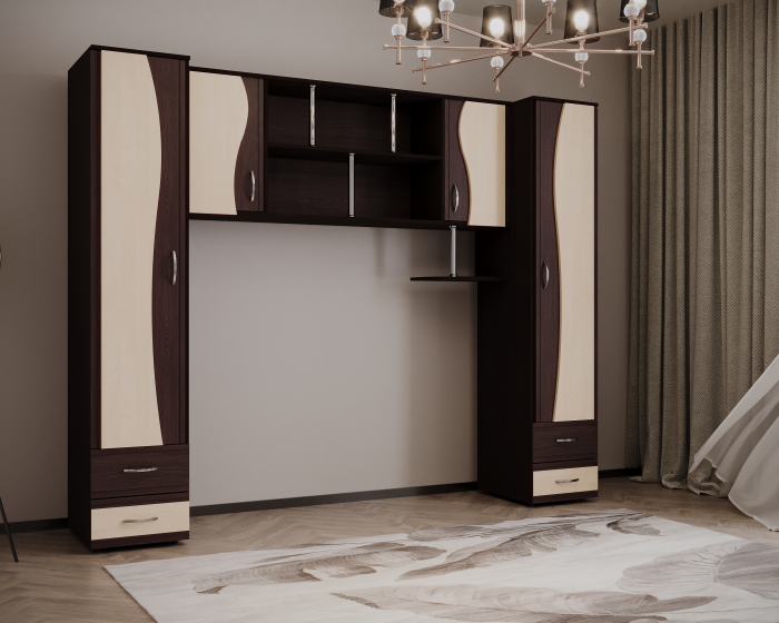 Camera Tineret Lory II Wenge + Mesteacan [6]