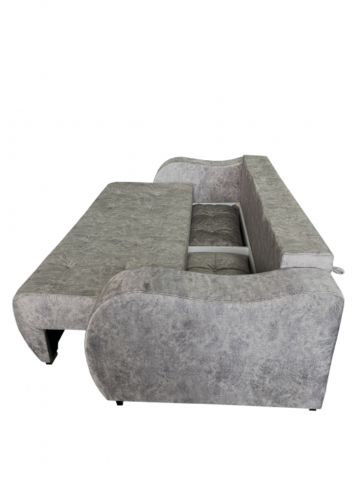 CANAPEA EXTENSIBILA LAURA 240x115x75 CM, GRI [5]