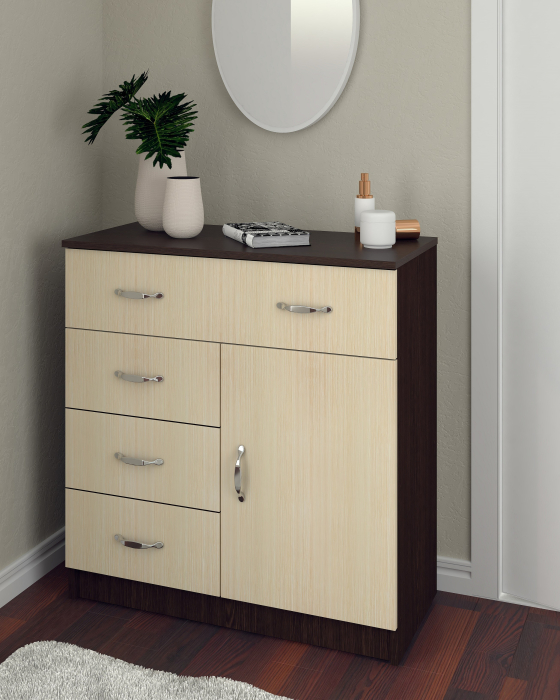 Comoda 1-3-1 Ro, Wenge + Mesteacan [1]