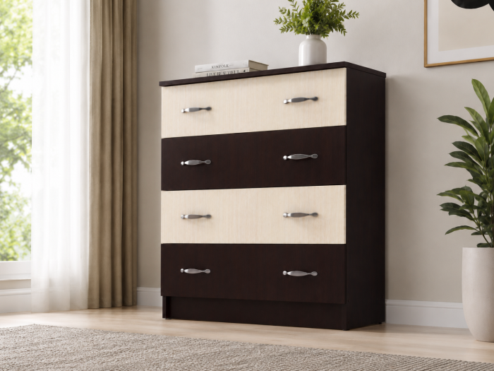 Comoda 4B Ro, Wenge + Mesteacan [2]