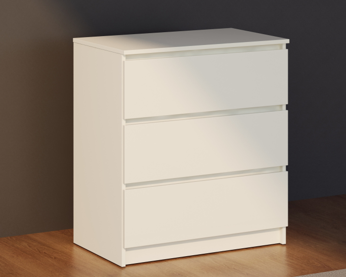 Comoda ARIA 3 sertare, 70x40x77cm, Alb [6]