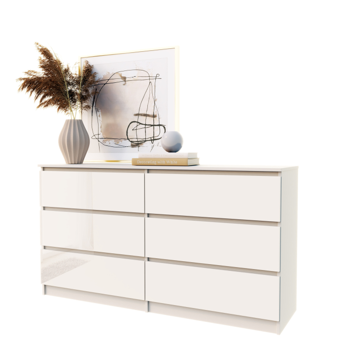 Comoda Aria Ro 6 sertare, 120x40x77cm [7]