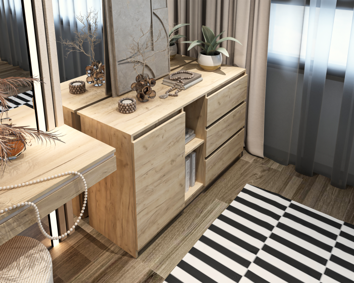 Comoda MP3 stejar k003 [3]