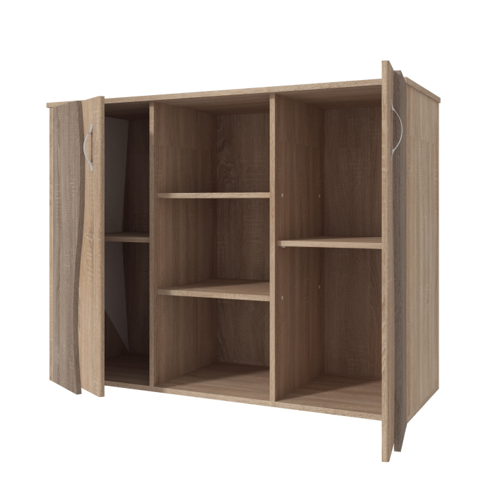 Comoda Tineret Sonoma Truffe 120x45x95 cm [5]