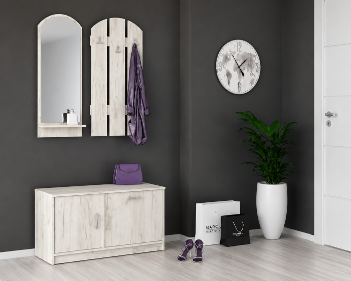 Cuier Olga Ro 100x36x150 cm K001 Stejar