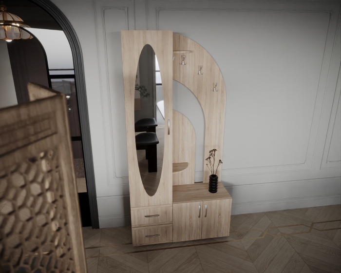 Cuier Thomas,100x34x200 cm, Sonoma [3]