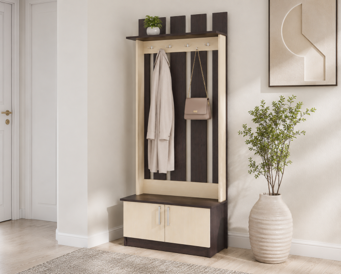 Cuier Yana Wenge Mesteacan 80x37x200 cm