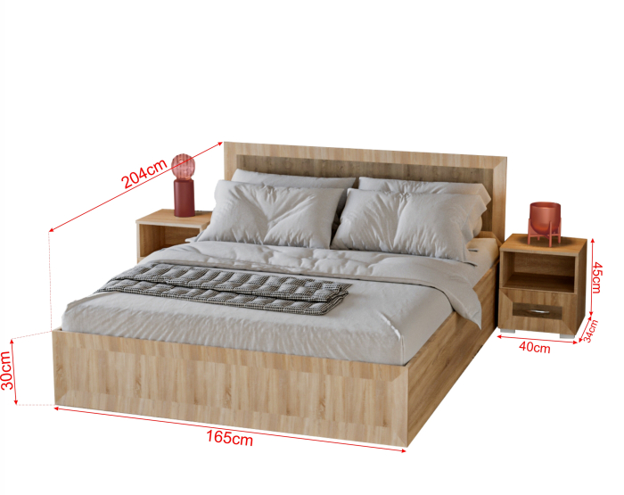 Dormitor Palermo Sonoma+Trufe [9]