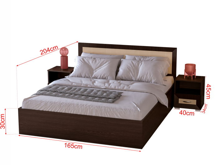 Dormitor Palermo Wenge+Mesteacan [9]