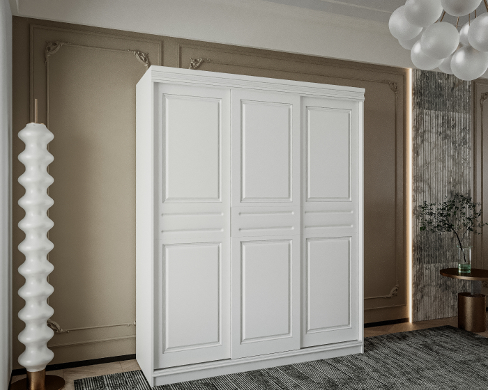 Dressing BD05 Alb, 160x55x200cm
