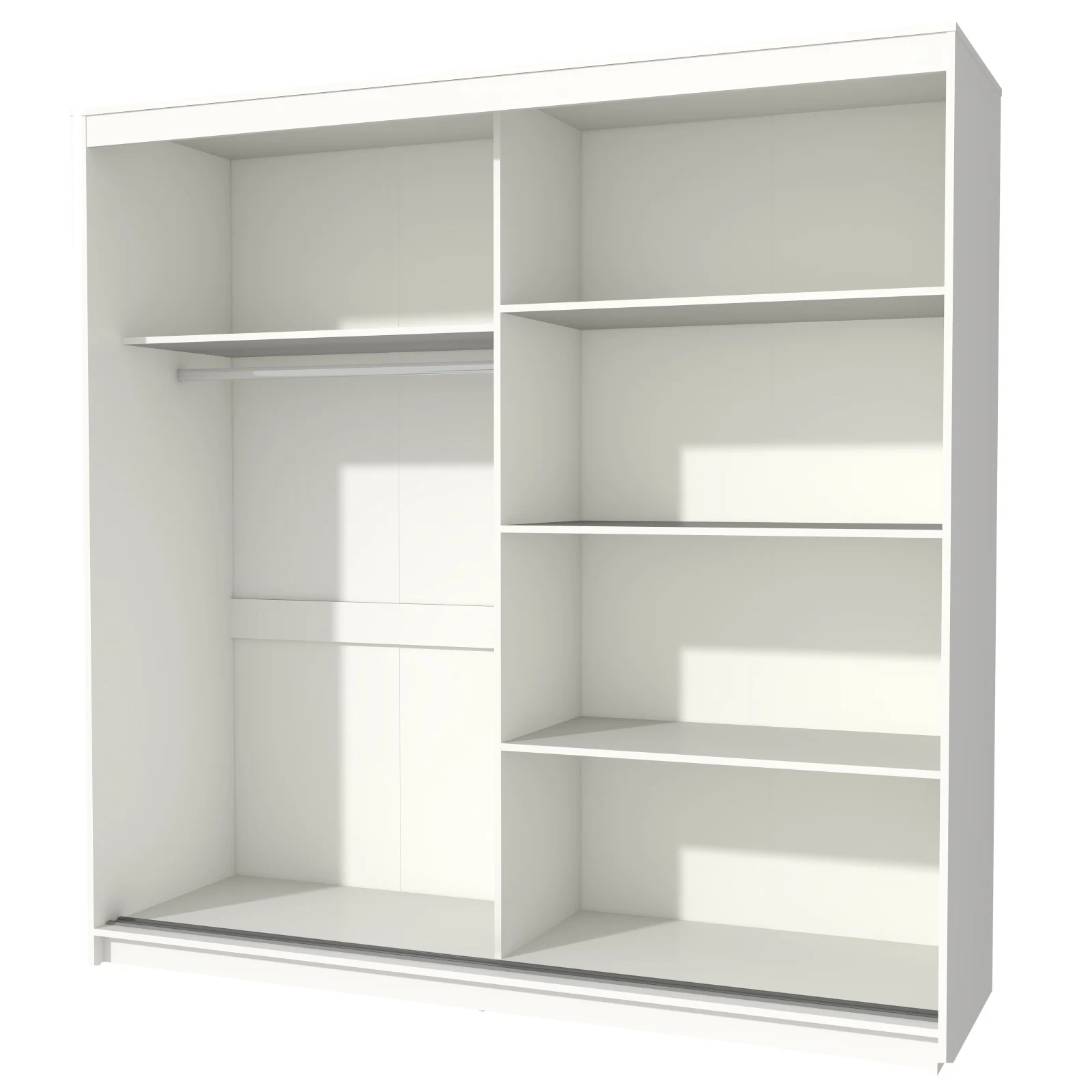 Dressing Smart MDF Acril Cappuccino 180x60x200 cm [2]