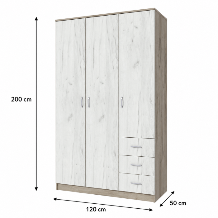 Dulap Ionut K002 K001 120x50x200 cm [7]