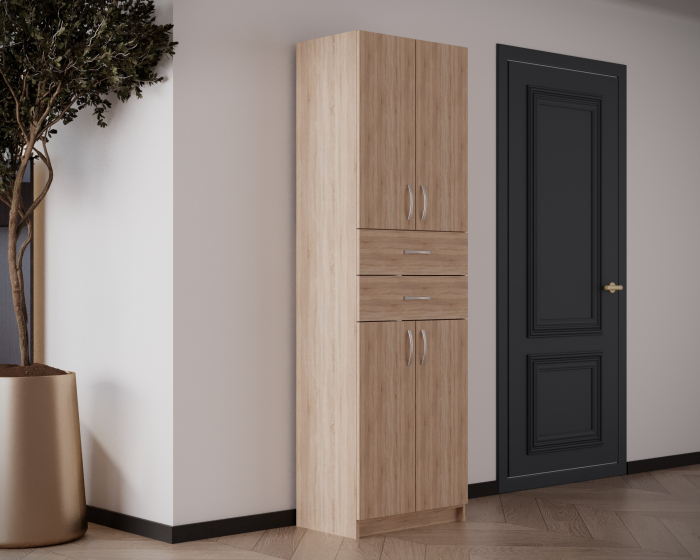 Dulap KSC-11 Ro, 60x37x196 cm Sonoma