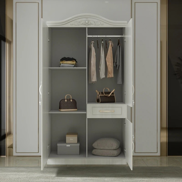 Dulap ZQE 042 MDF - 3U+1S, 100x50x211cm [2]