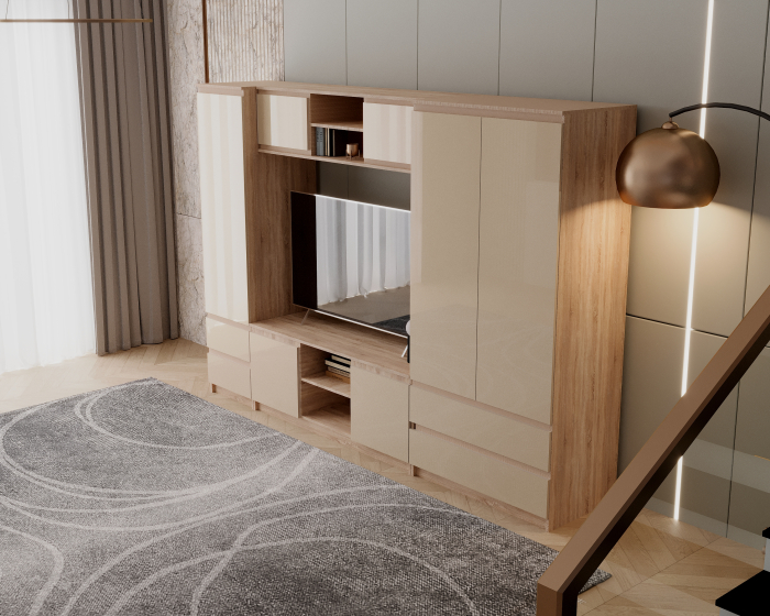 Living Chelsea Cappuccino 270x190x51cm [3]