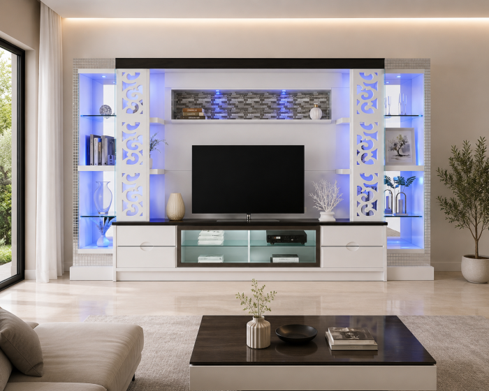 Set Living Cristal 320x40x220 cm