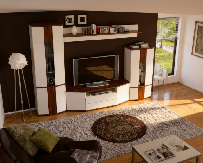 Living Dona 2 Alb Frasin Shimo 297x45x208 cm [2]