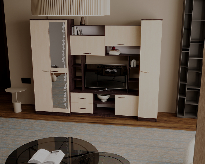 Living Flora RO Wenge+Mesteacan 270X54X210 cm [2]