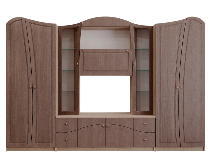 Living Nicole 320x50x208cm Sonoma+Fino Bronze [7]